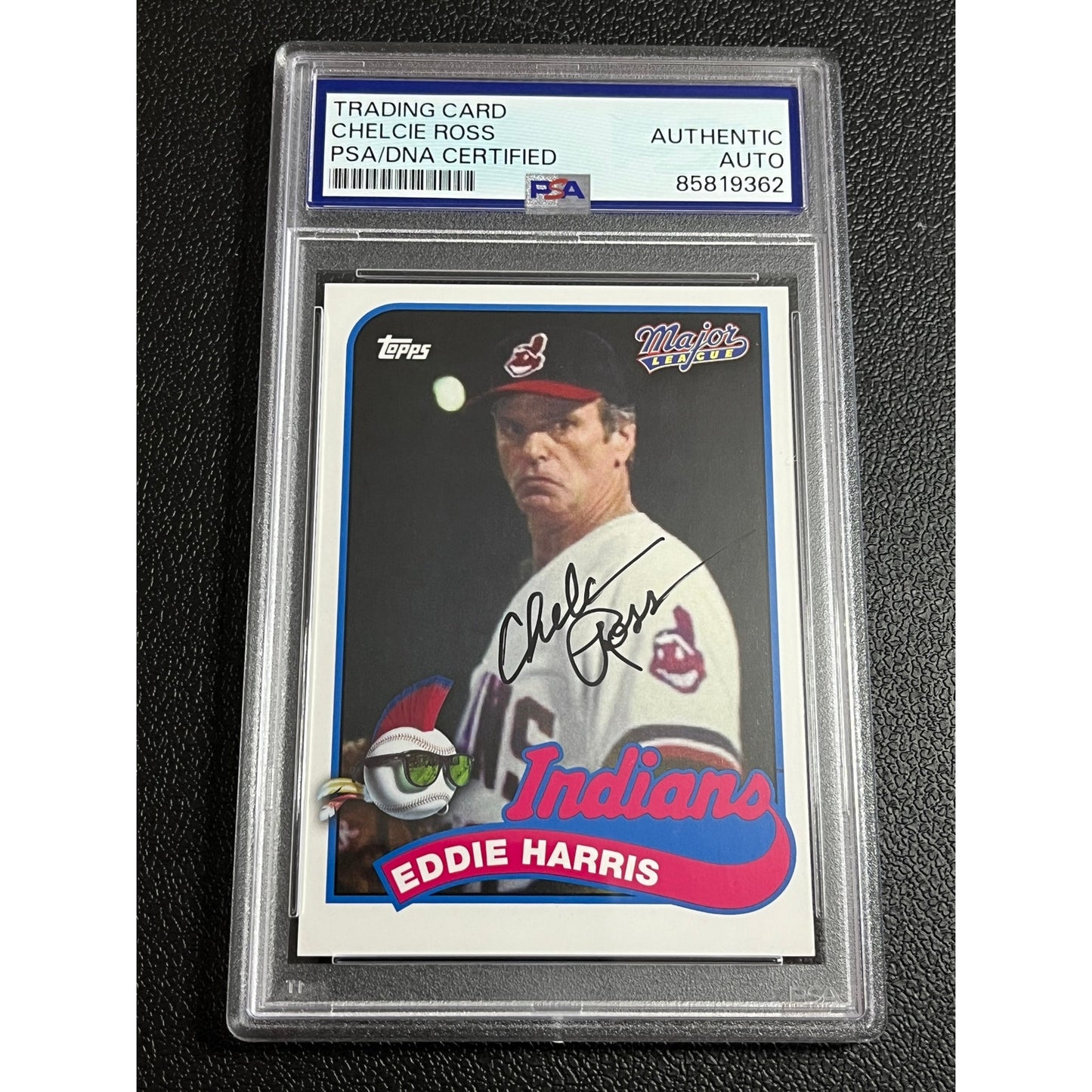 2014 Topps Chelcie Ross Eddie Harris Signed Major League Card PSA/DNA