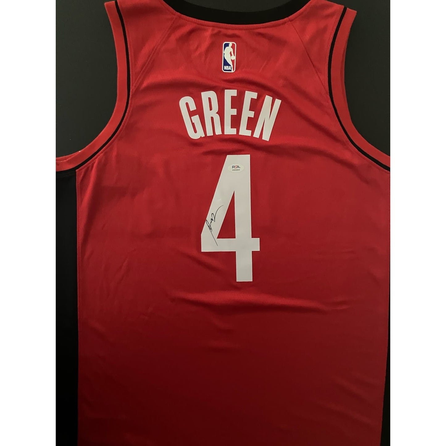 Jalen Green Signed Houston Rockets Jersey PSA/DNA