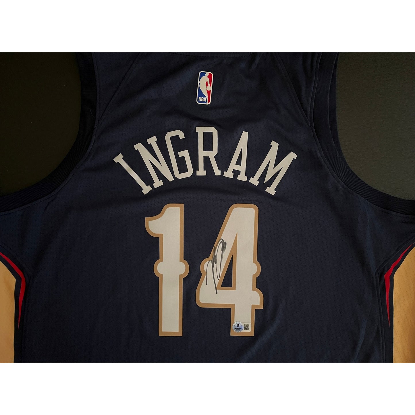 Brandon Ingram Signed New Orleans Pelicans Jersey BAS Beckett COA