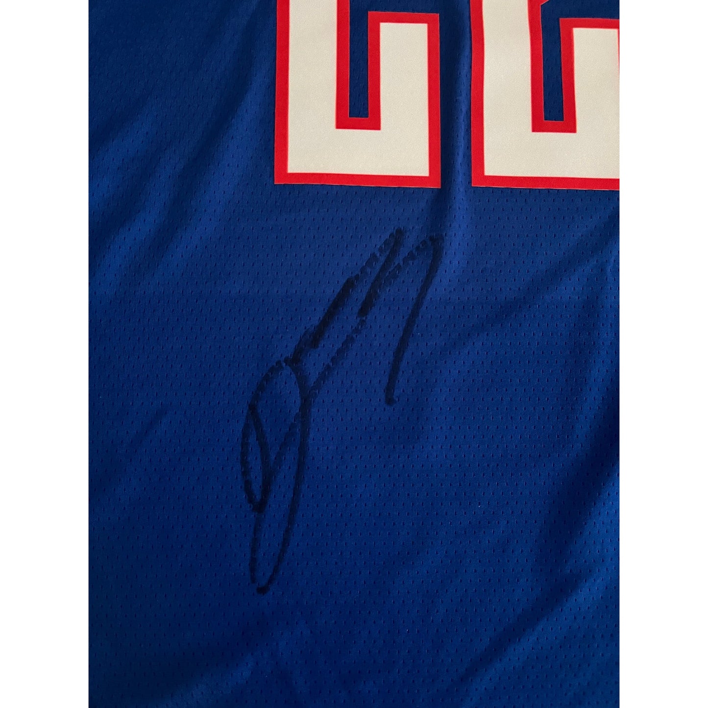 Devin Carter Signed Sacramento Kings City Edition Jersey BAS Beckett COA