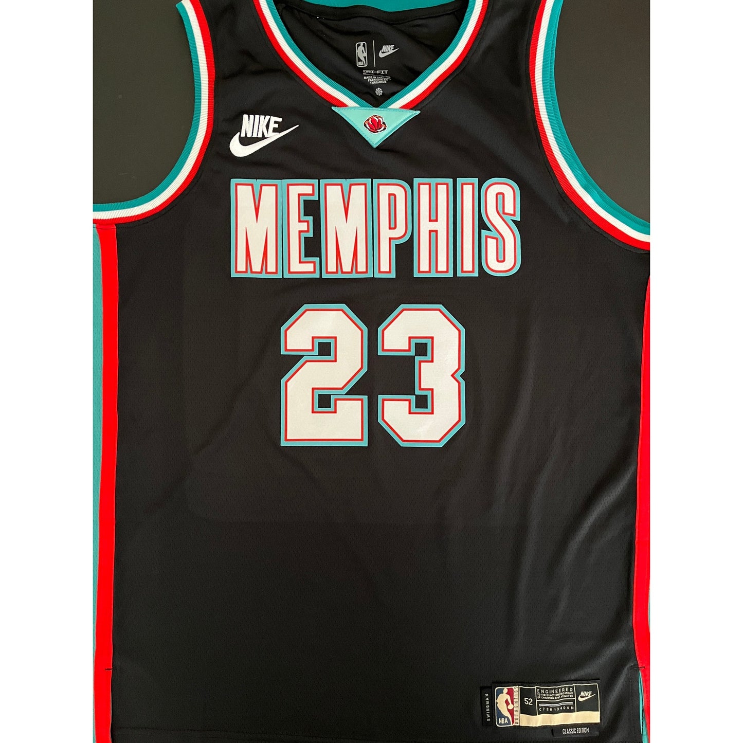 Cedric Coward Signed Memphis Grizzlies Jersey PSA/DNA