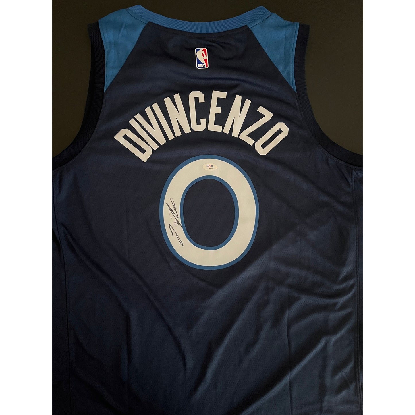 Donte DiVincenzo Signed Minnesota Timberwolves Jersey PSA/DNA