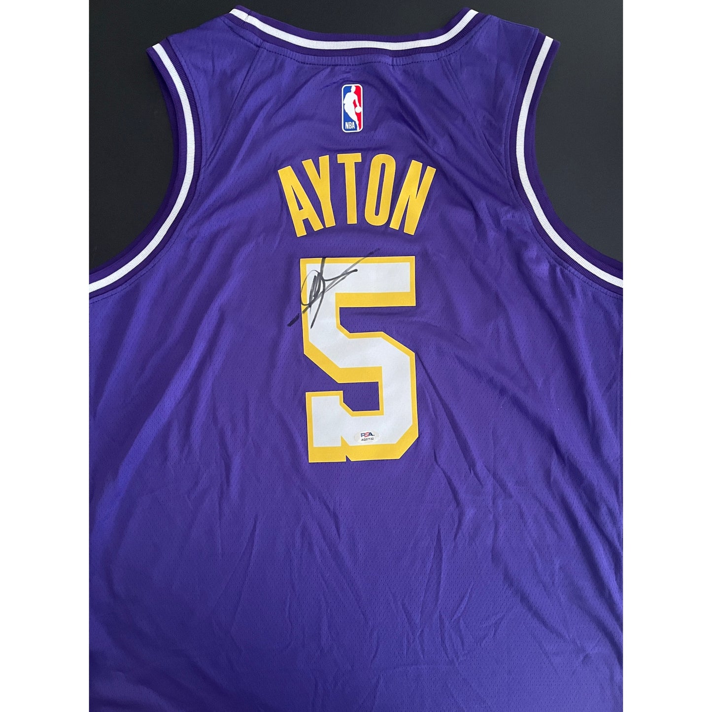 Deandre Ayton Signed Los Angeles Lakers Jersey PSA/DNA
