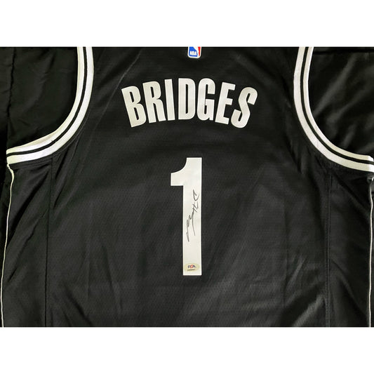 Mikal Bridges Signed Brooklyn Nets Jersey PSA/DNA COA