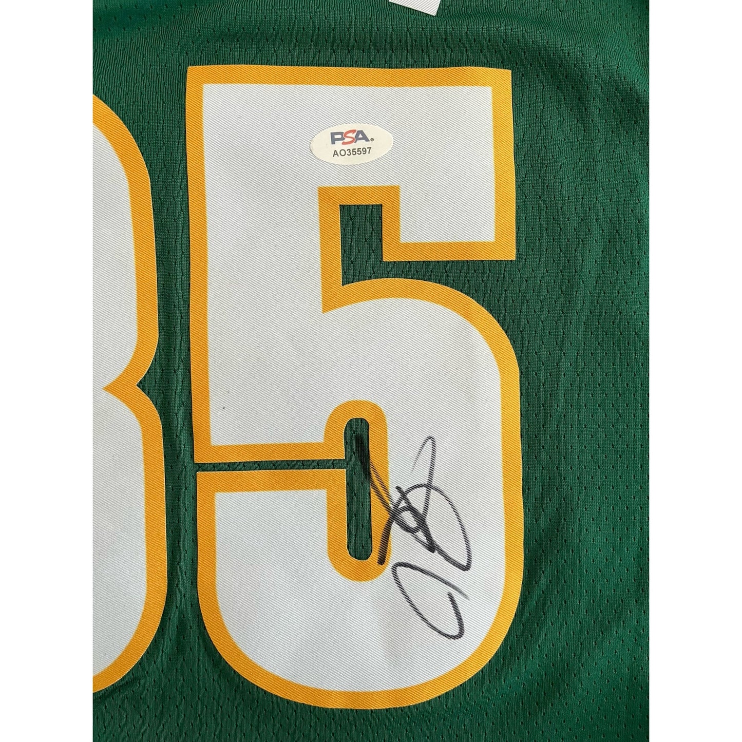 Kevin Durant Signed Seattle SuperSonics Jersey PSA/DNA