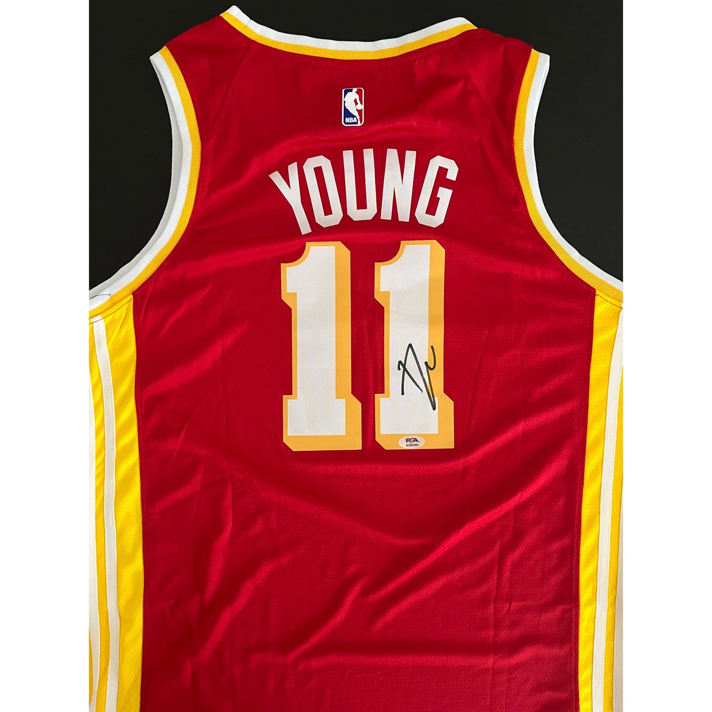 Trae Young Signed Atlanta Hawks Jersey PSA/DNA