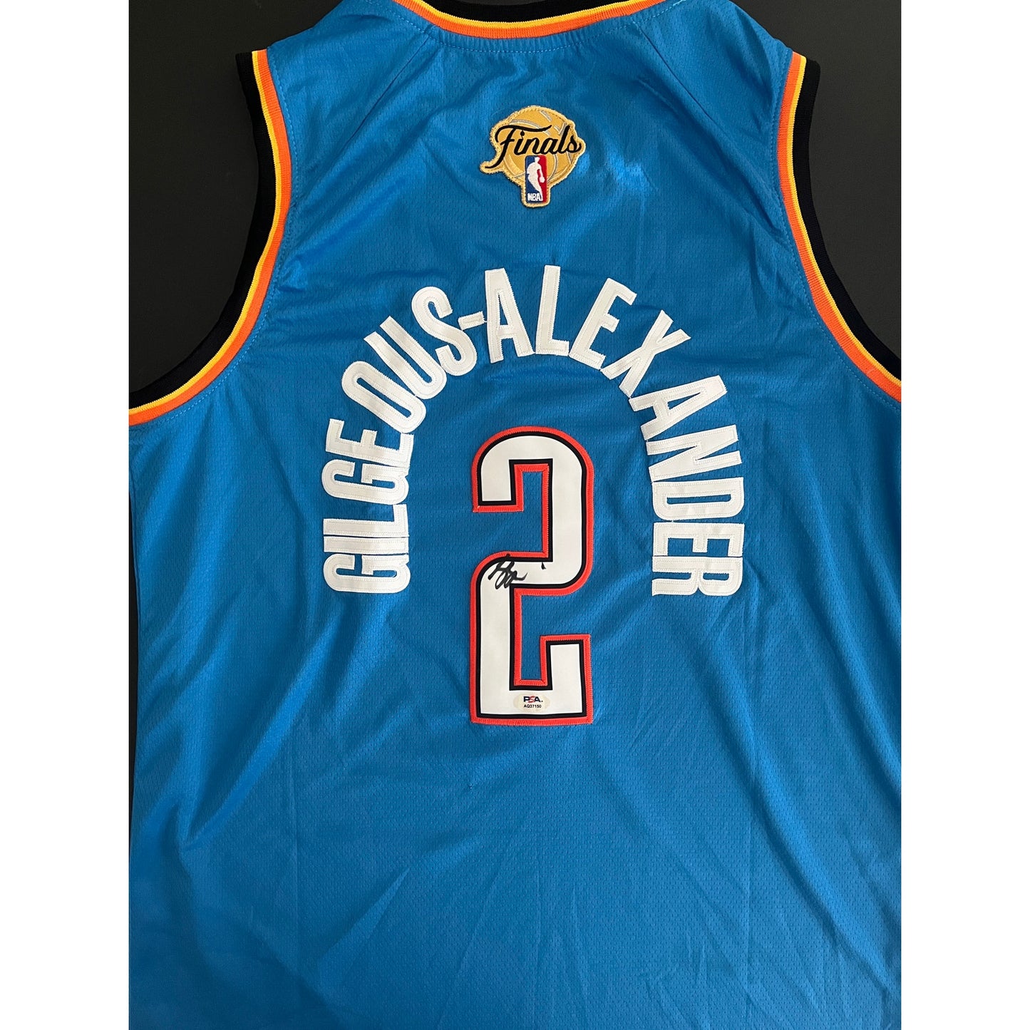 Shai Gilgeous Alexander Signed Oklahoma City Thunder Jersey PSA/DNA