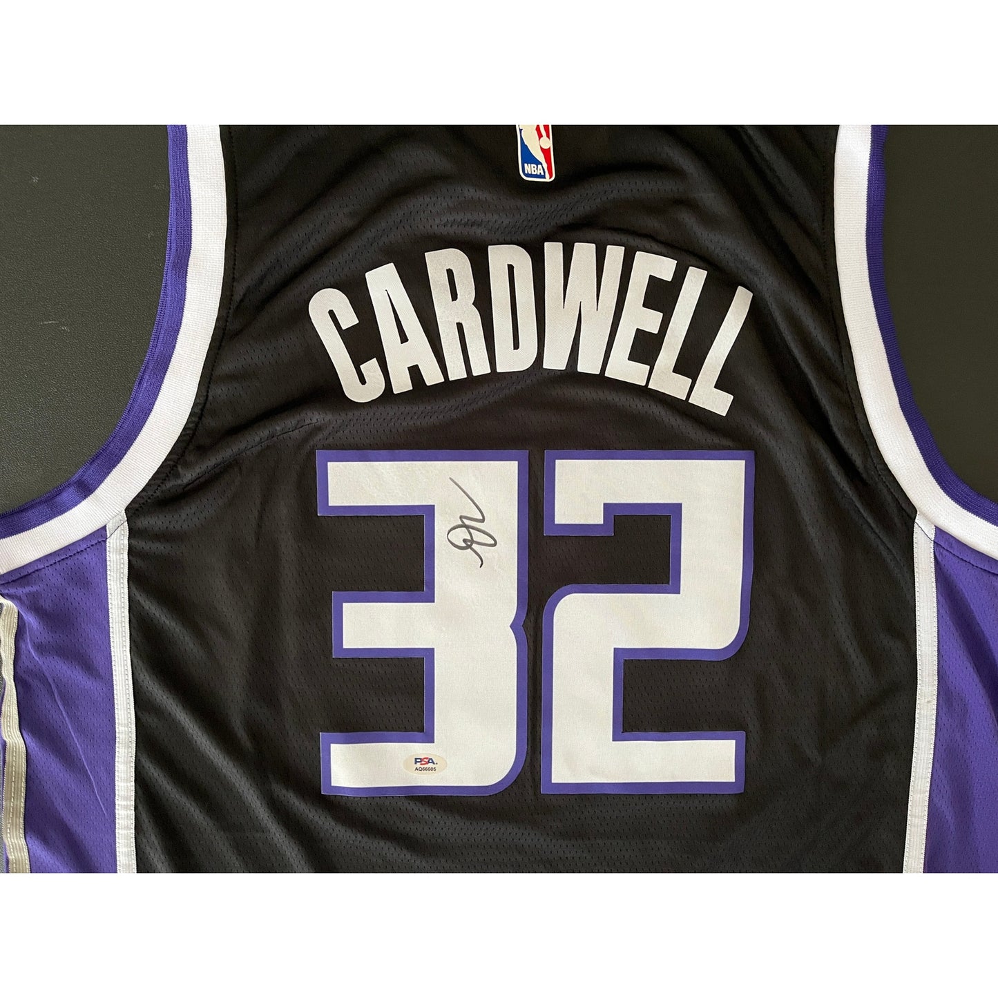 Dylan Cardwell Signed Sacramento Kings Jersey PSA/DNA