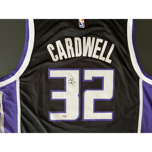 Dylan Cardwell Signed Sacramento Kings Jersey PSA/DNA