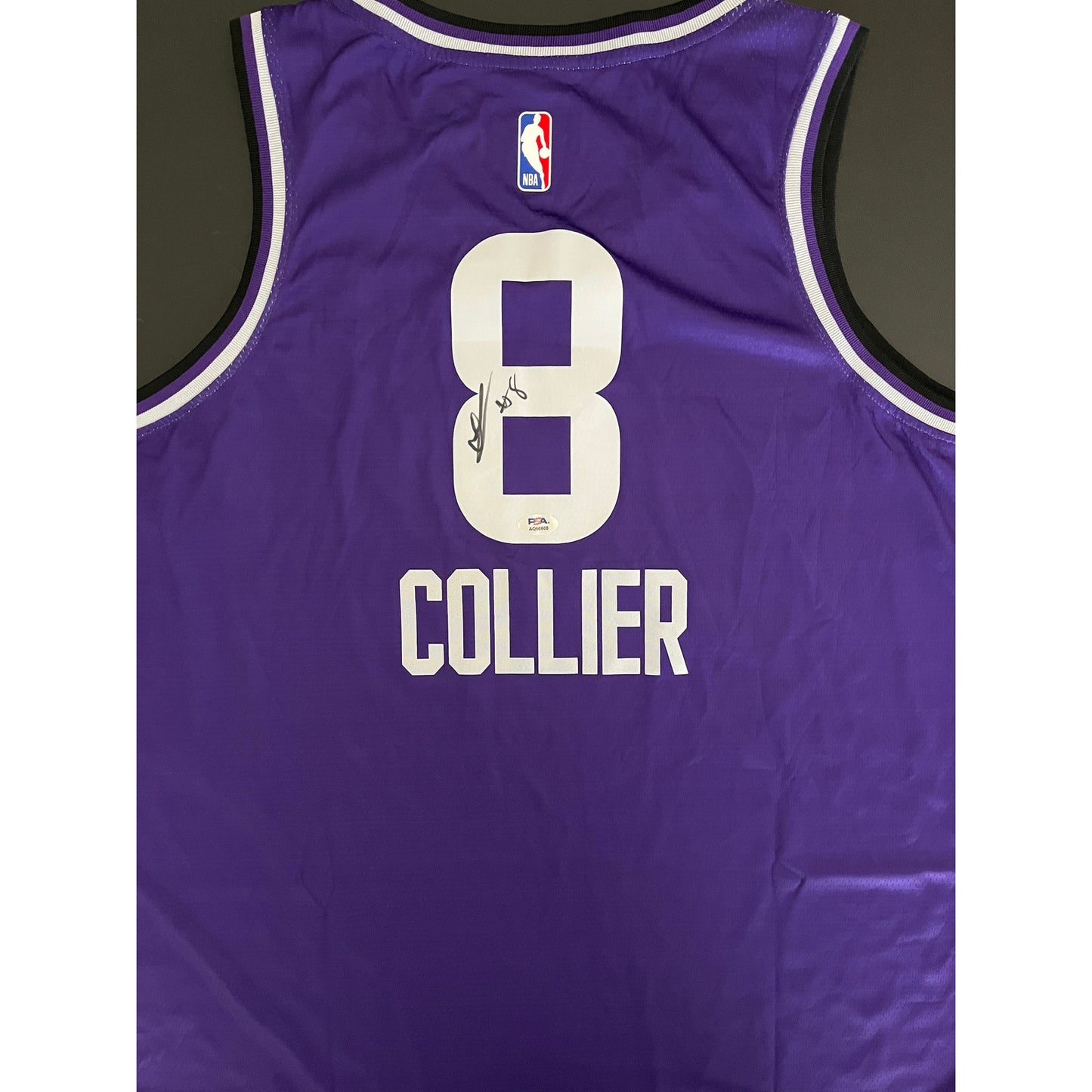 Isaiah Collier Signed Utah Jazz Jersey PSA/DNA