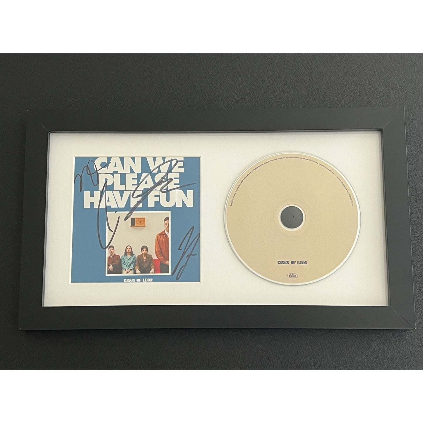 Kings of Leon - Can We Please Have Fun Signed & Framed CD