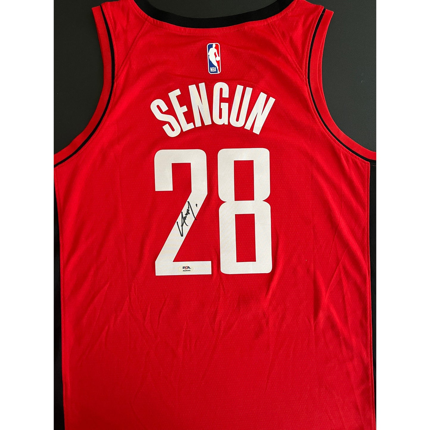 Alperen Sengun Signed Houston Rockets Jersey PSA/DNA