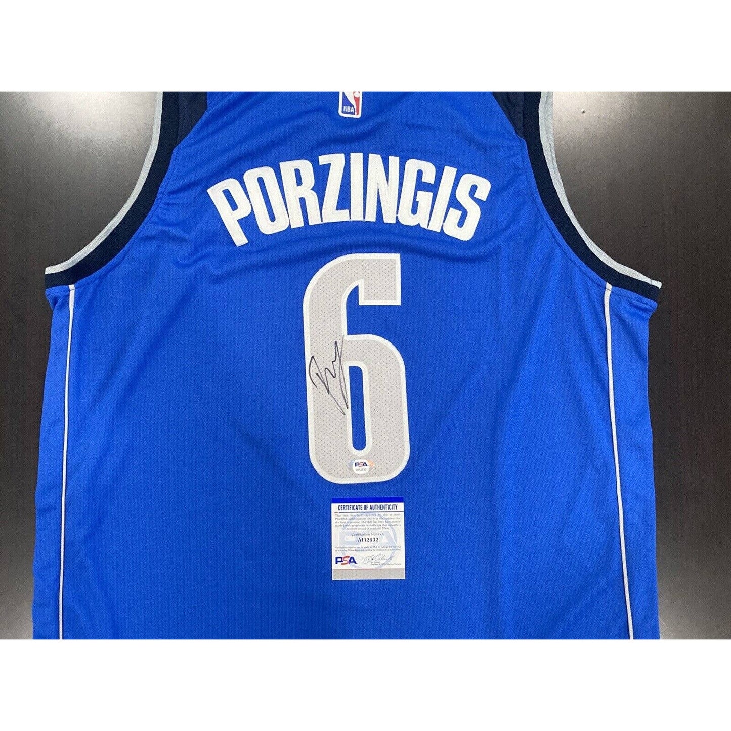 Kristaps Porzingis Autograph | Signed Dallas Mavericks Jersey PSA/DNA COA