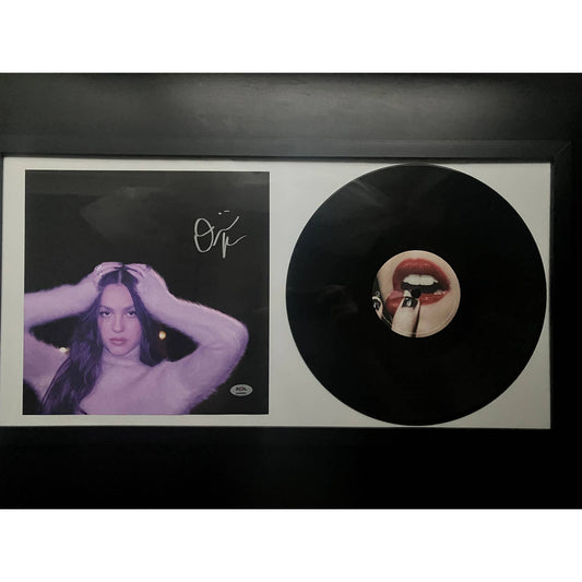 Olivia Rodrigo Signed & Framed GUTS Vinyl LP PSA/DNA COA